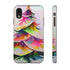 Swooshy Christmas Tree - Impact Resistant Phone Case iPhone XR Glossy